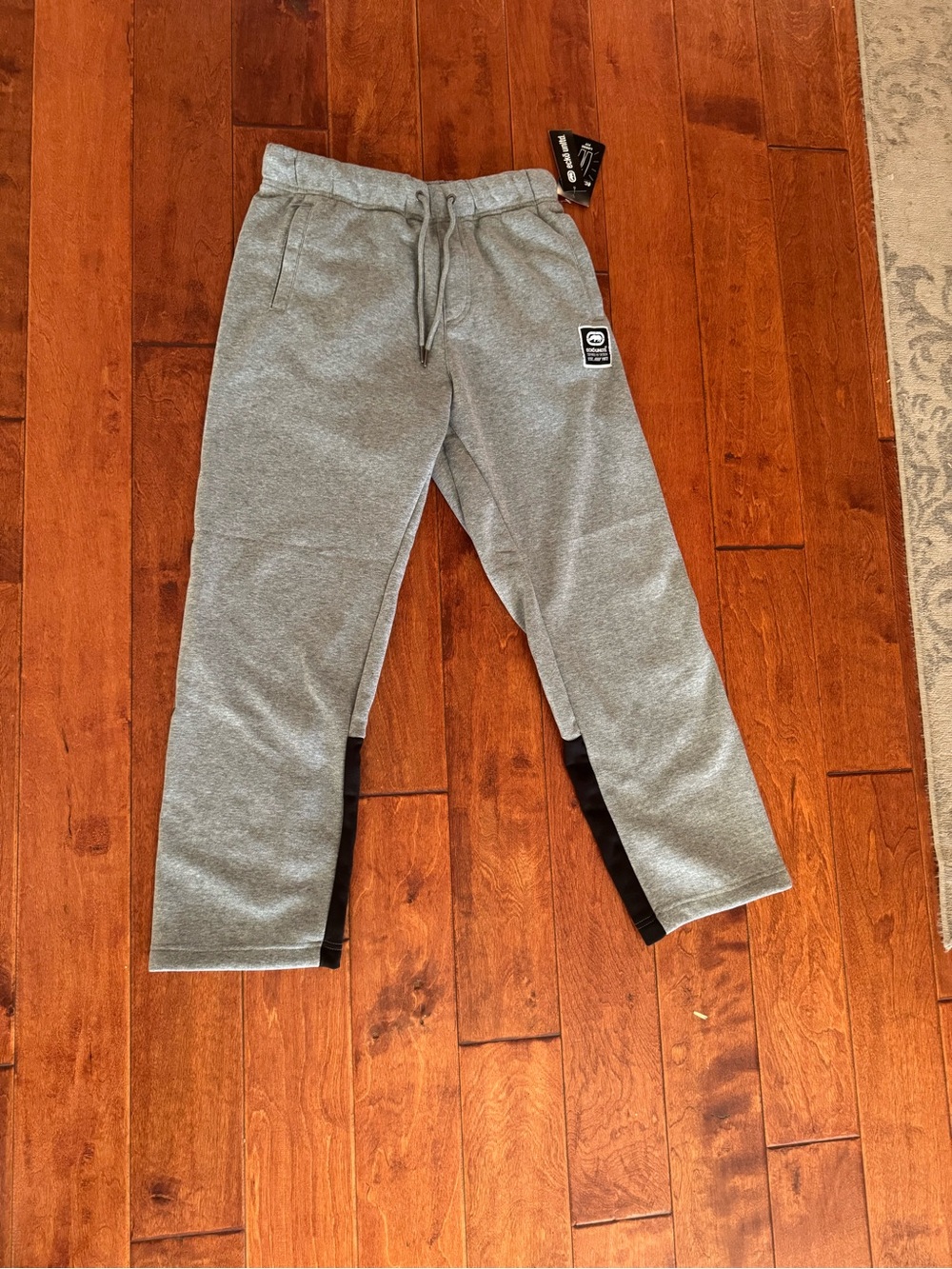Ecko Unlimited Heather Gray Joggers with Black Logo Tag
